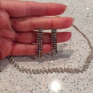 Earrings and necklace set